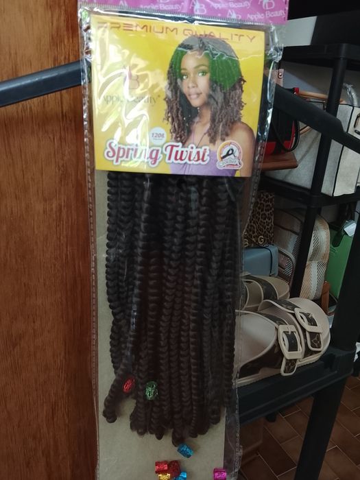 Tranças de postiço twist para crrchet