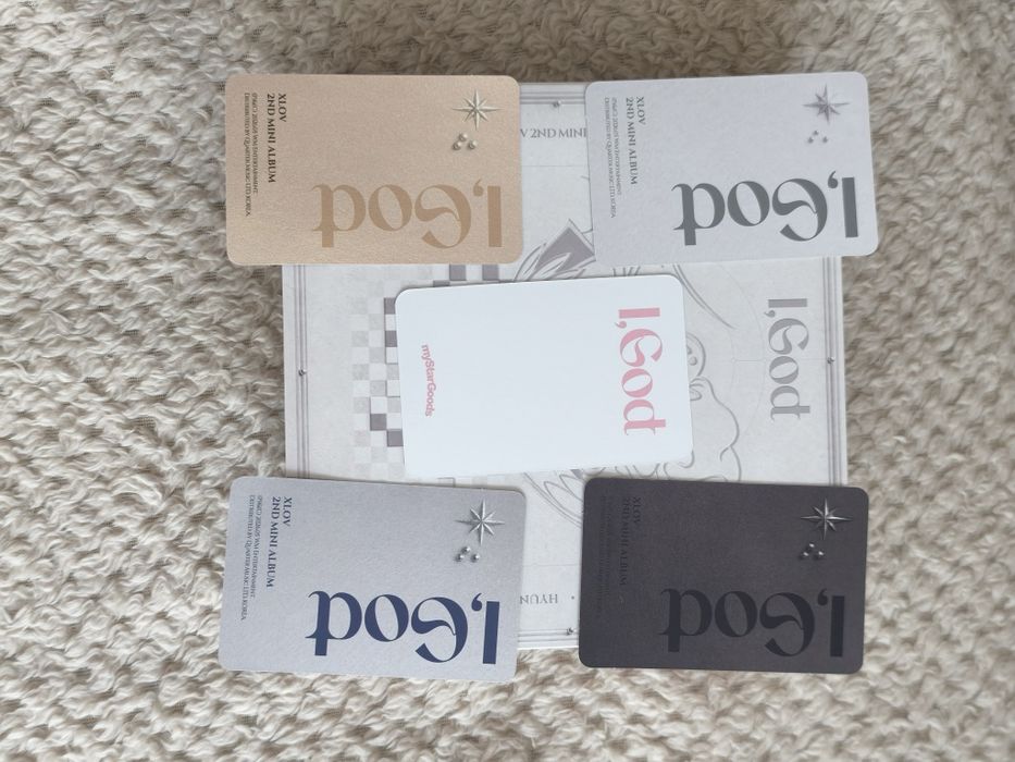 [XLOV] I,God zestaw 4 albumów (tylko 4 photocards) + UNIT POB Rui & Haru