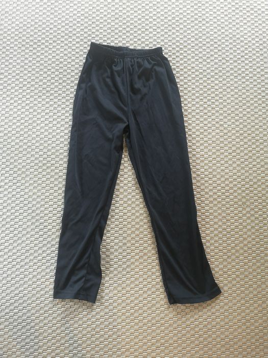 Czarne spodnie kostium przebranie Halloween 140