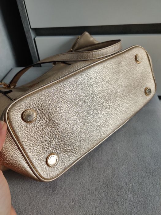 Michael kors gold tote bag шкіряна сумка
