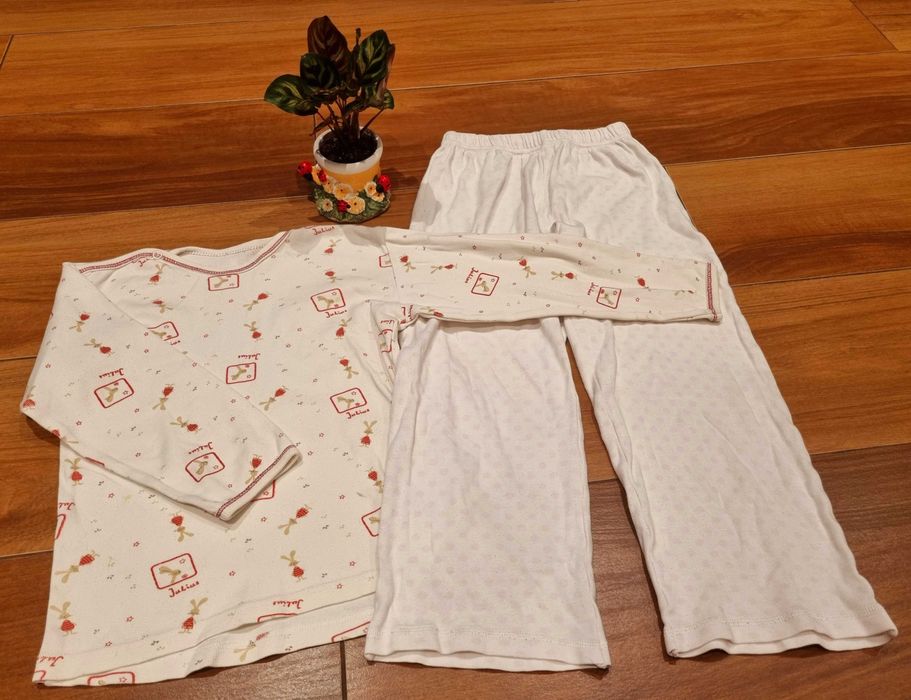 Piżamka R 110 dwuczęściowa 100% bawełna piżama spodnie + koszulka