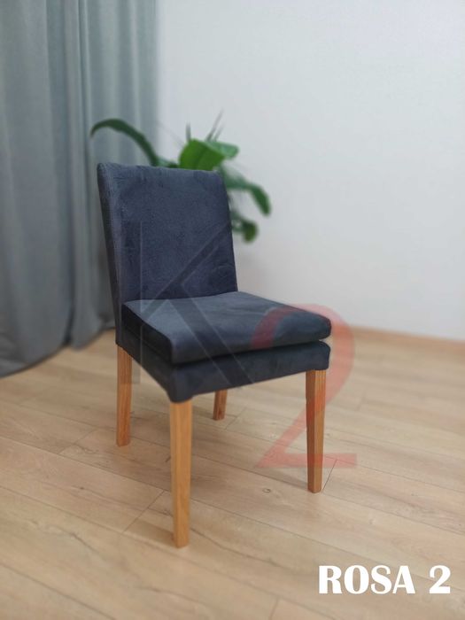 Krzesło DREWNIANE do jadalni, krzesła DĘBOWE tapicerowane, zmywalne