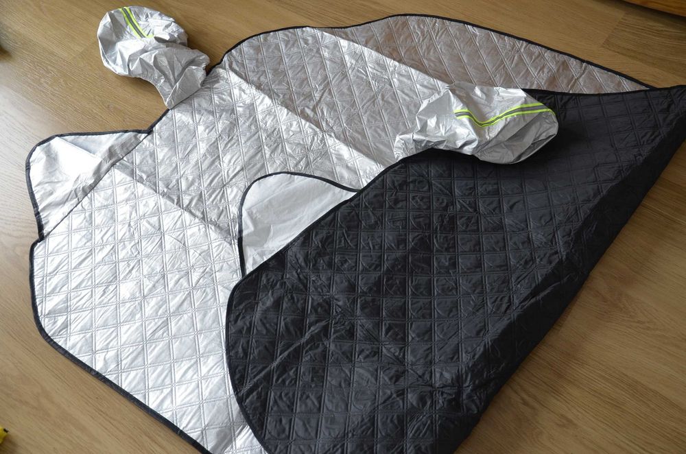 mata antyszronowa  na przednią szybę auta na śnieg mróz