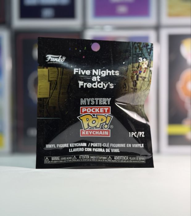 Оригінальний колекційний брелок Funko Pop Keychain FNAF ФНАФ П'ять ночей з Фредді Аніматроніки Фанко Поп Сюрприз Фігурка Містері Хоррор Аксесуар