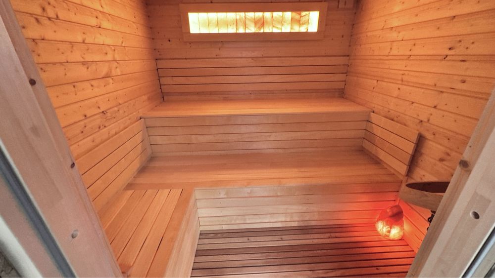 Sauna modrzew Huum