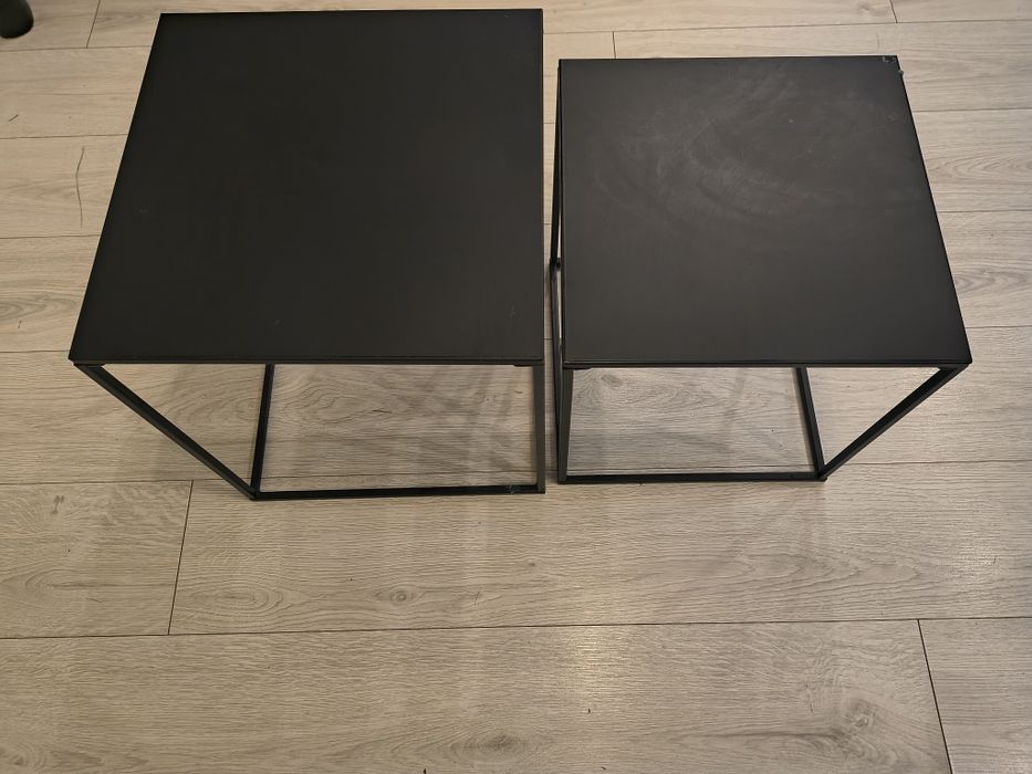 Stoliki loftowe czarne