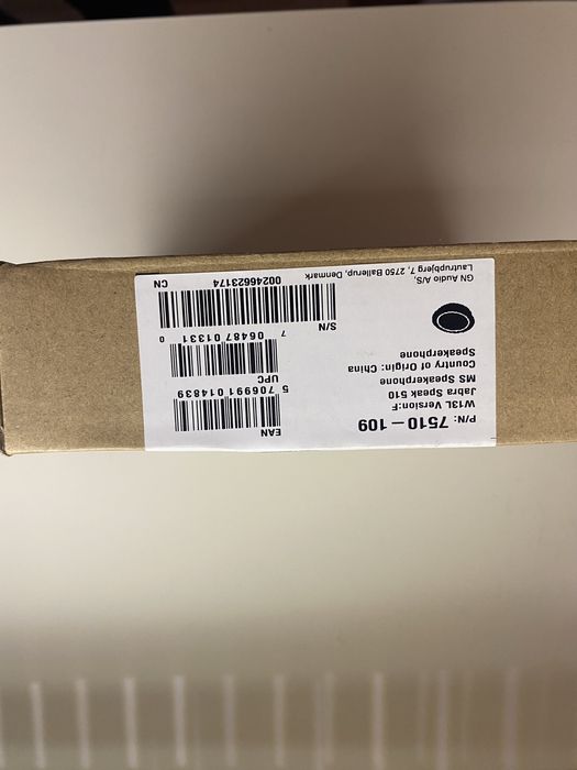 Jabra Speak 510 MS, USB/Bluetooth cпікерфон