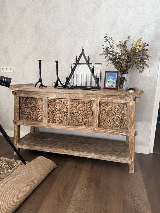 Móvel trabalhado estilo boho