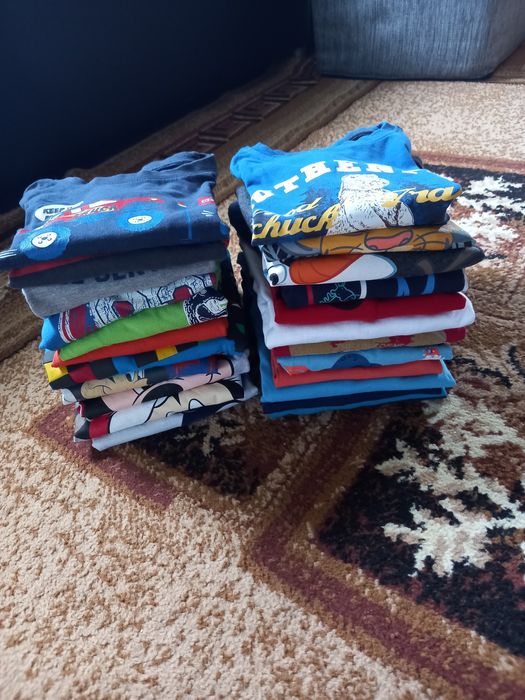 R 116 bluzki długi rękaw 18 szt paka zestaw h&m Cool Club lupilu Disne