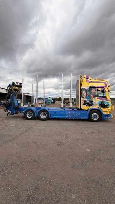 Samochód ciężarowy Scania R650 2021 rok do transportu drewna
