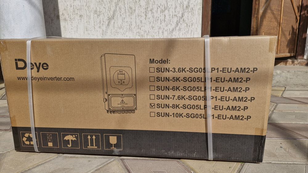 Продаётся гибридный инвертор Deye SUN-8K-SG05LP1-EU-AM2-P 8kW - Однофазный