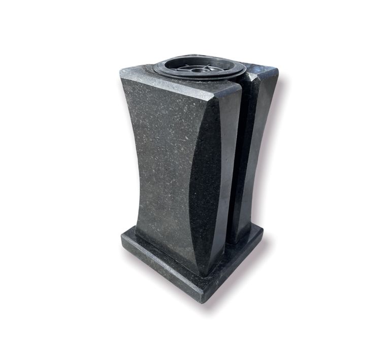 Ваза гранитная. Європейська ваза. Ваза клеяна