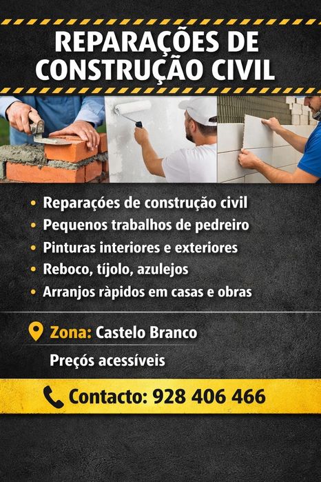 Reparações de construção civil