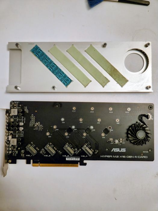 Asus Karta Hyper M.2x16 4 generacji (PCle 4.0/3.0)