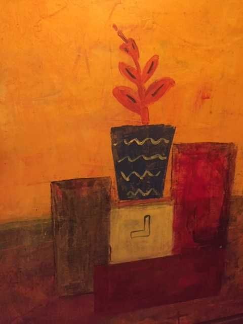 Quadro pintado a óleo