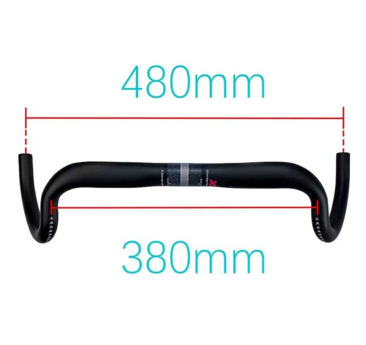 Kierownica gravel karbonowa Balugoe