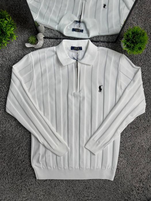 Лонгслив / Полузамок від Polo Ralph Lauren , в полоску