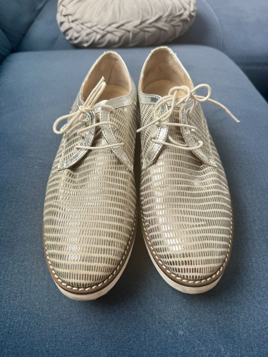 Skórzane buty r. 40