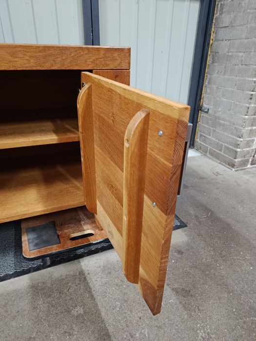 Komoda pod telewizor, szafka RTV drewnodębowe