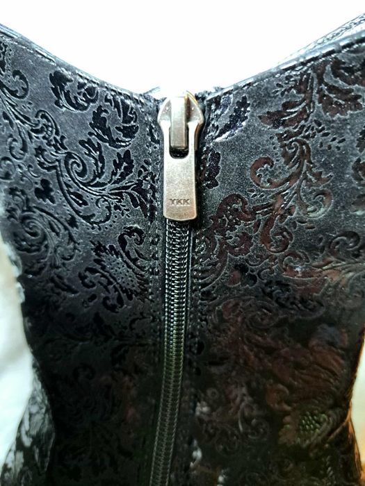 Botki damskie YKK z naturalnej skóry  roz. 40