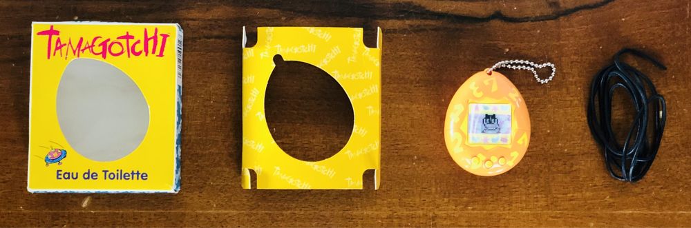 Oryginalna woda toaletowa TAMAGOTCHI Bandai 5 ml MEGA UNIKAT 1997 EDT