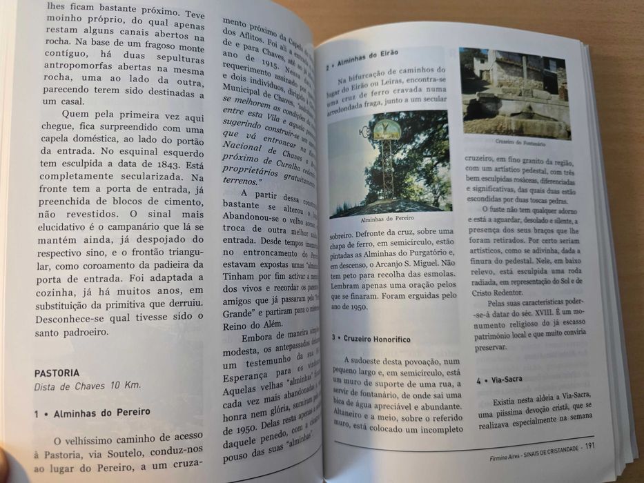 Livro "Sinais de Cristandade - Concelho de Chaves" de Firmino Aires