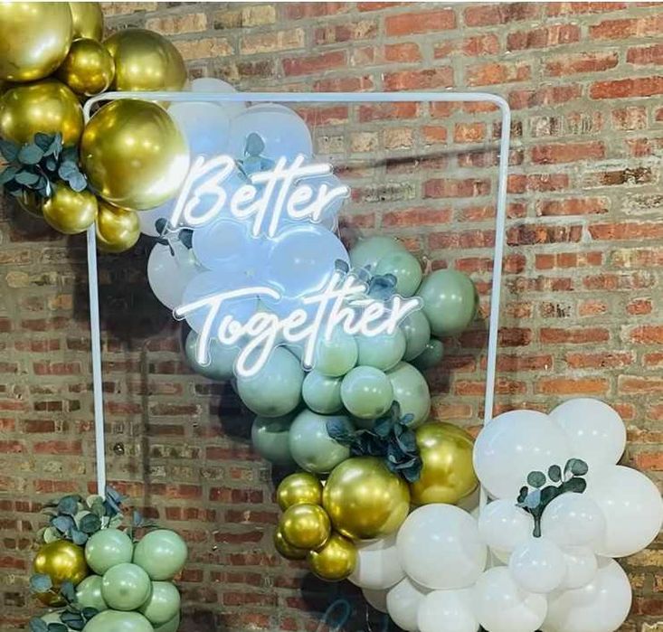 Better Together napis ledowy led ledon neon napis świecący wesele ślub