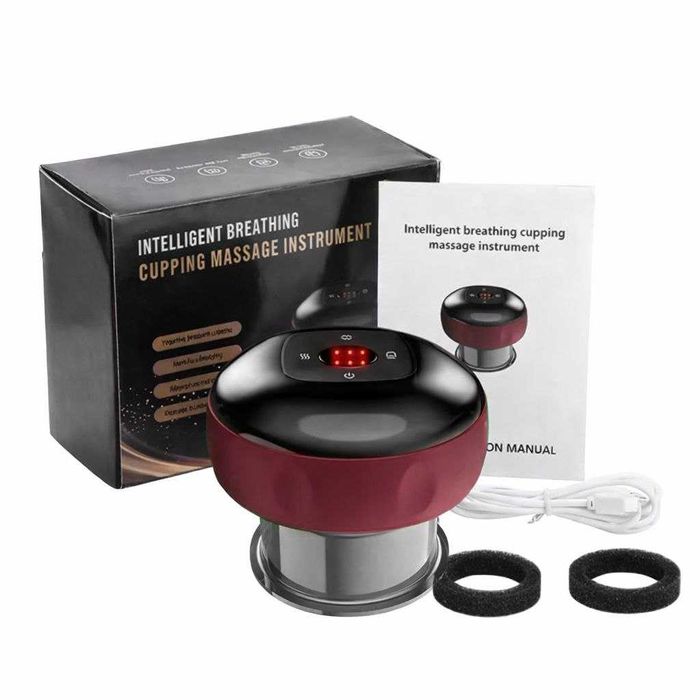 Вакумний масажер з підігрівом і світлотерапією