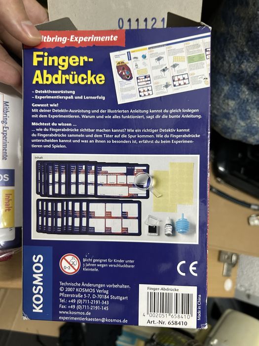 Jogo de detetives - impressoes digitais