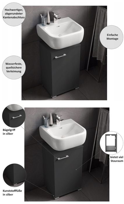 Szafka dolna pod zlew Fackelmann Easy Sink