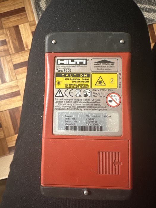 Medidor a laser Hilti PD30