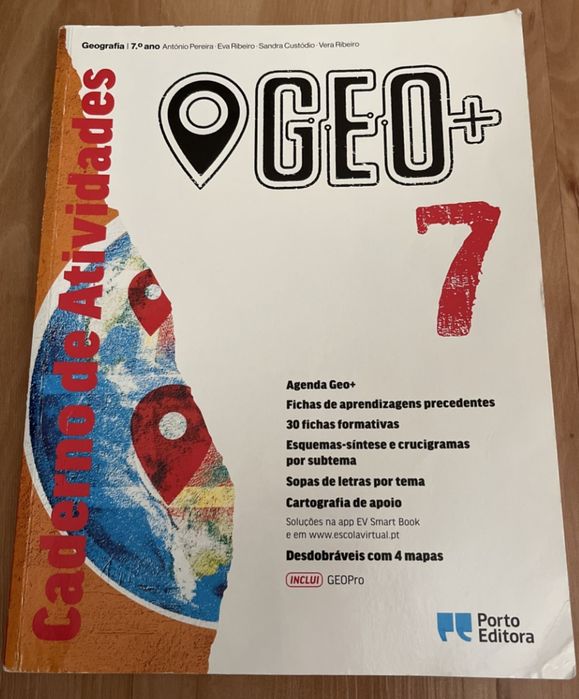 caderno de atividades do sétimo ano, disciplina de geografia