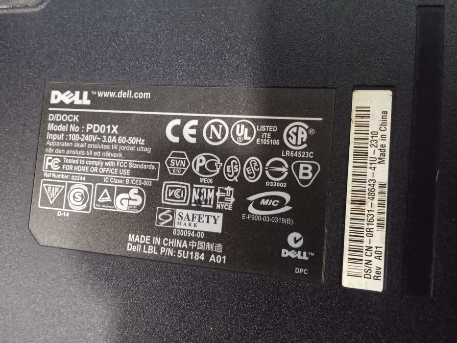 Dell dock station PD01X