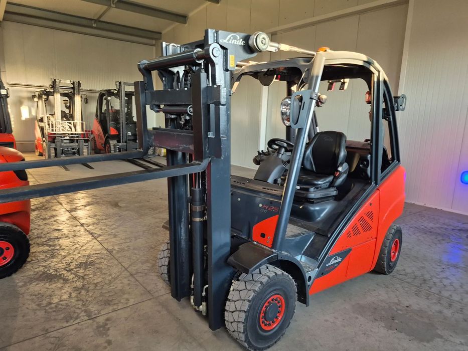 Linde H25T-02, EVO  Wolny skok wideł, 7720mth! , Import.
