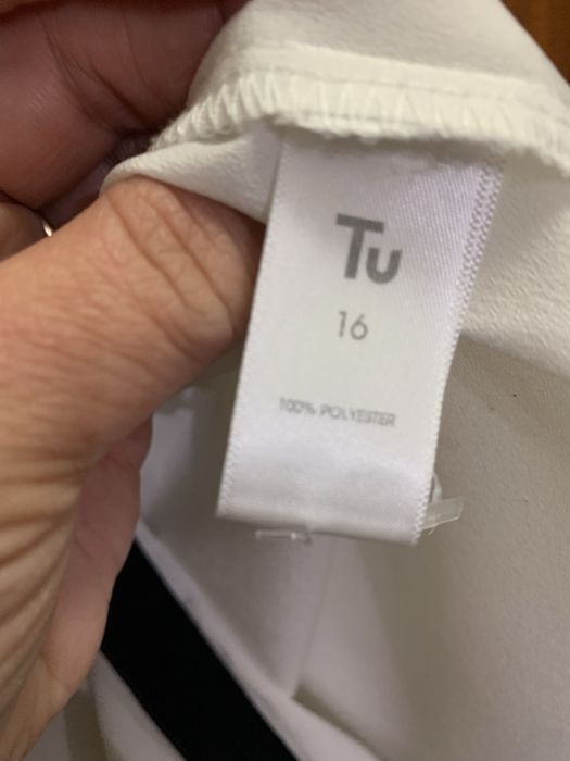 Блуза  біла шифон  TU