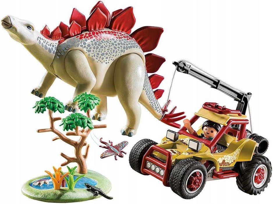 Playmobil Dinos 9432 Dinozaur Stegozaur Pojazd Badawczy NOWY W-wa Lego