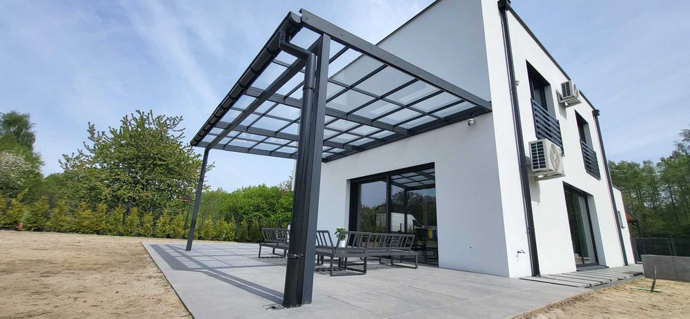 Zadaszenie tarasu Pergola z montażem Dowolny wymiar, szybko i solidnie