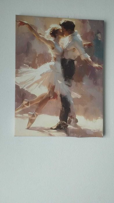 quadro emuldurado romântico