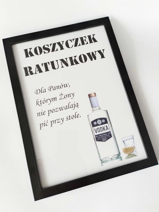 Koszyk ratunkowy męski wesele impreza