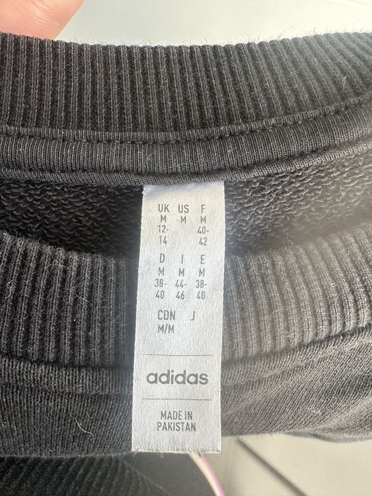 bluza czarna adidas