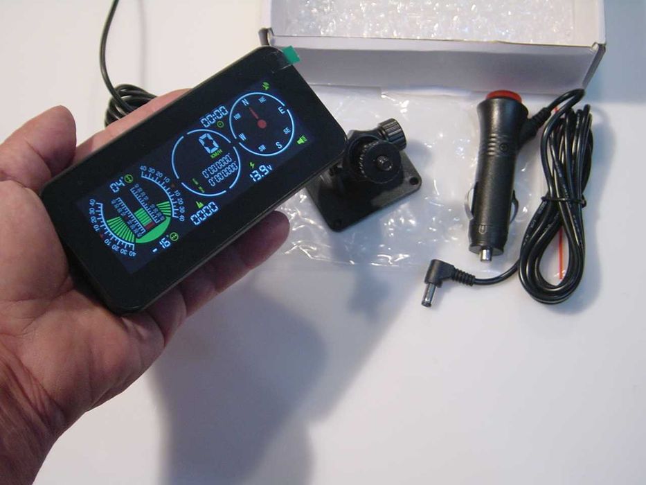 Inclinómetro digital com bússola e GPS