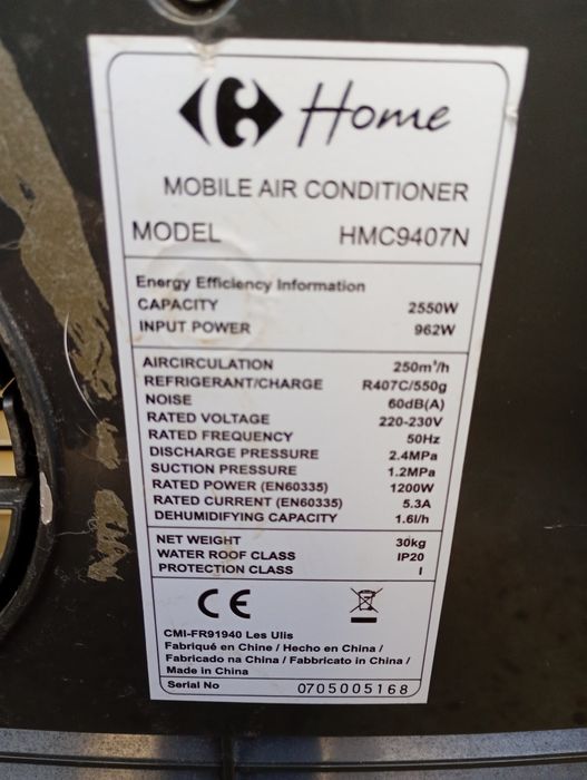 Ar condicionado portatil só frio