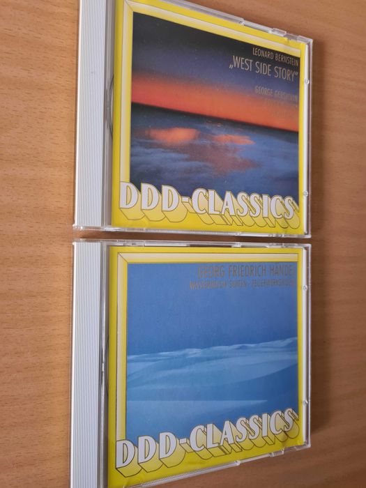 2 CDs audio com West Side Story de Bernstein e Wassermusik de Händel