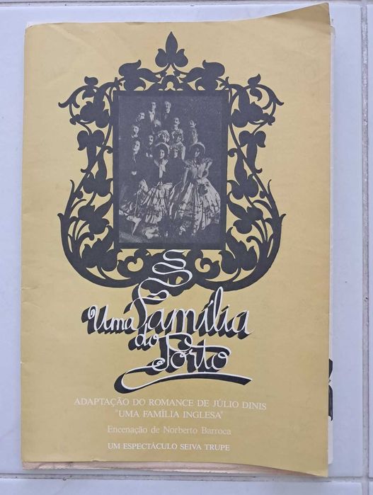 Programa da Peça 'Uma Família do Porto' - 1984