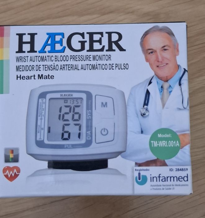 Medidor de Tensão Arterial de Pulso HAEGER Heart