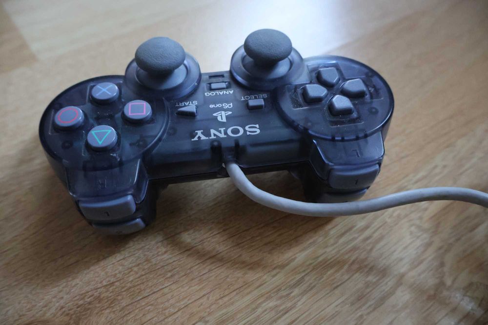 Pad Kontroler Sony do Ps1 Ps One Psx PAL Crystal grey SCPH-110 Ładny