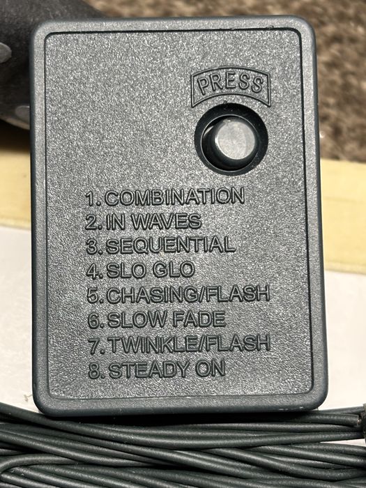 Lampki choinkowe ozdobne balkon taras 22 m metry biały zimna biel