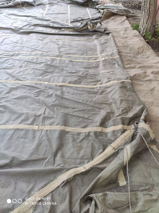 палатка  прорезиненная УСБ-56, размер 10х6.5м