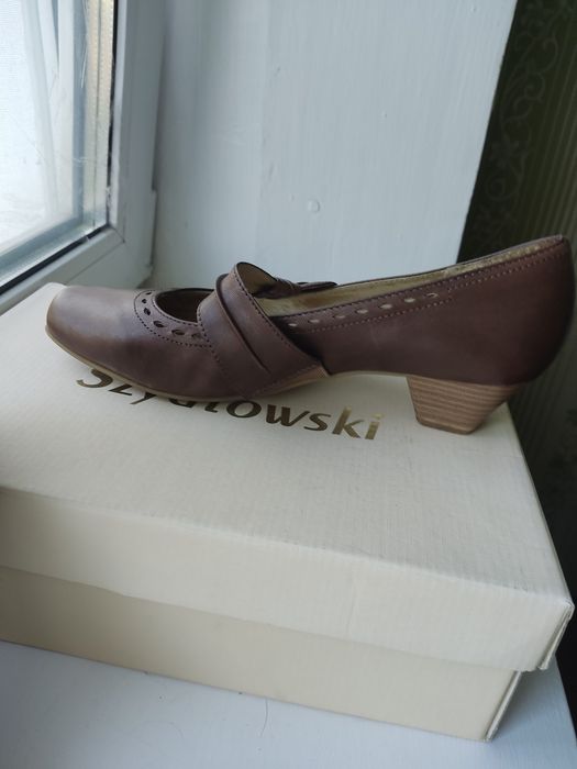 туфлі балетки Італія шкіра 38.5 р
