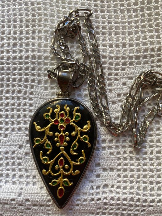 Czarny onyks w srebrze 925